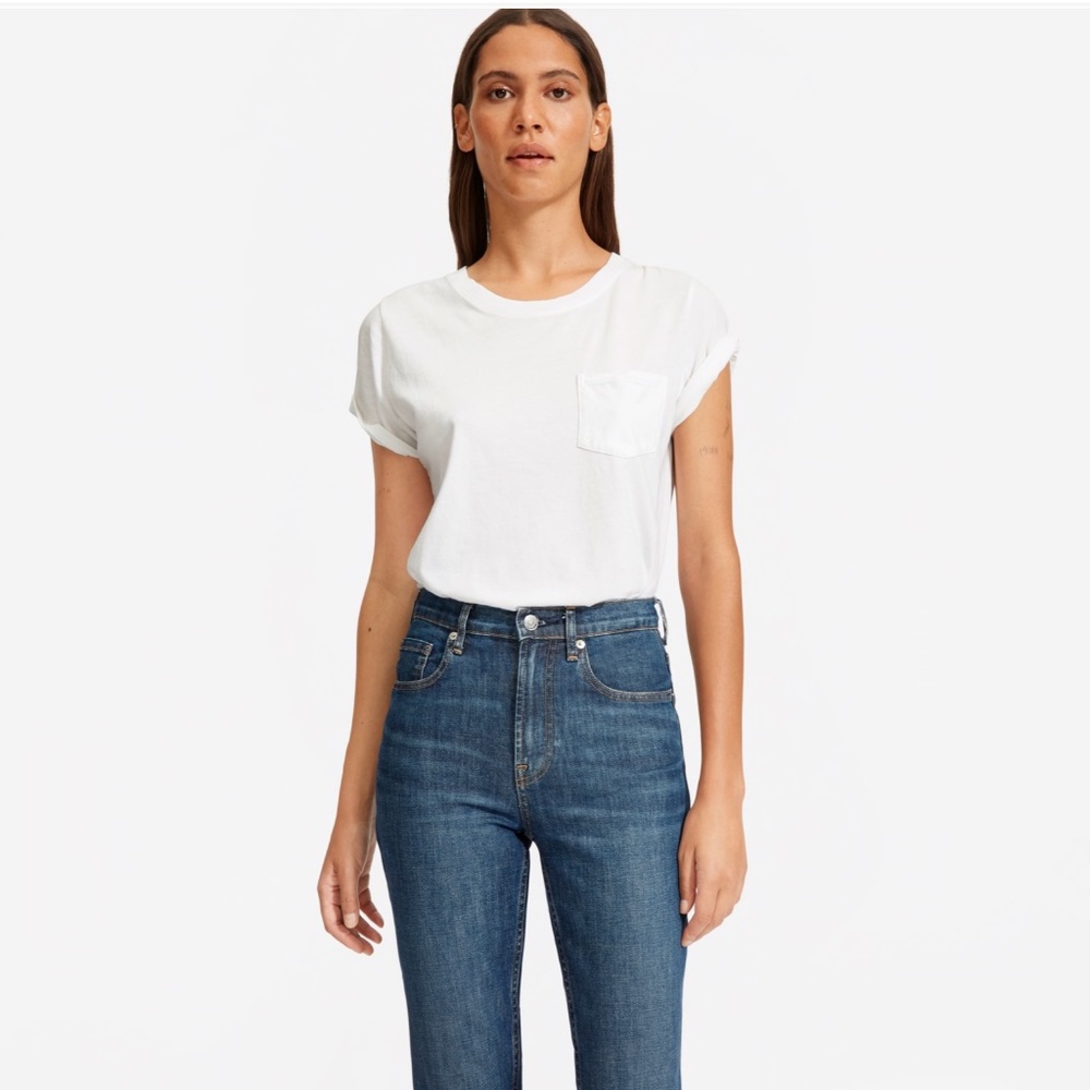NWT Everlane Cheeky High Rise Straight jean Sz 27